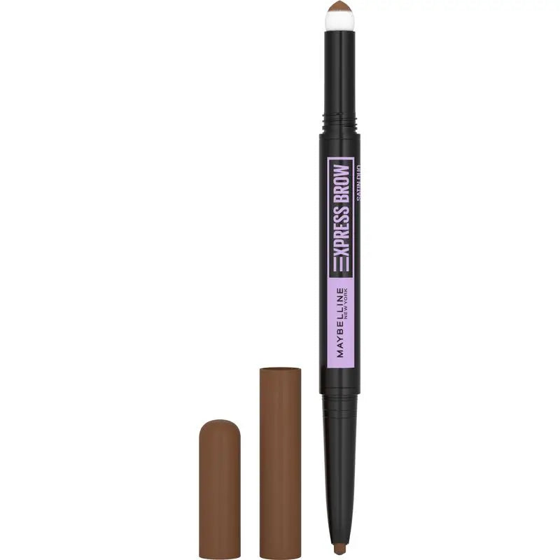 Maybelline New York Express Brow Satin Duo Automatischer Augenbrauenstift 02 Med Braun