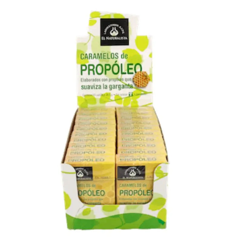 El Naturalista Propolis Bonbons 20 Einheiten Zuckerfrei 36,5 Gramm