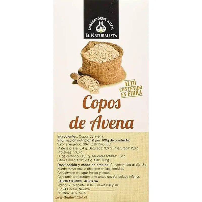 El Naturalista Haferflocken,250 Gr