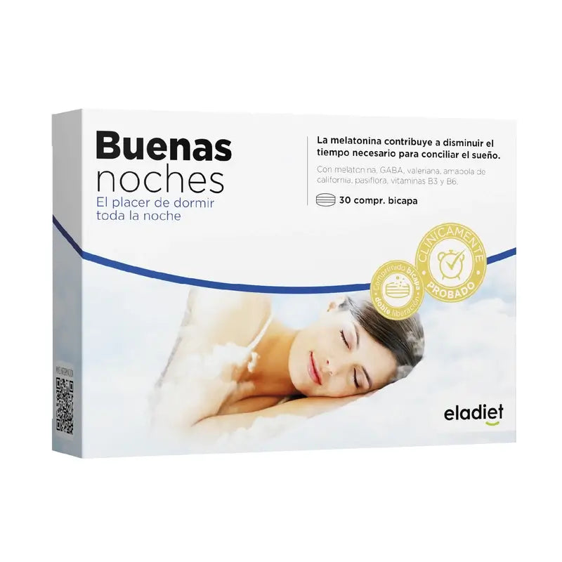 Eladiet Gute Nacht Melatonin 1,85 Mg Melatonin, 30 Tabletten