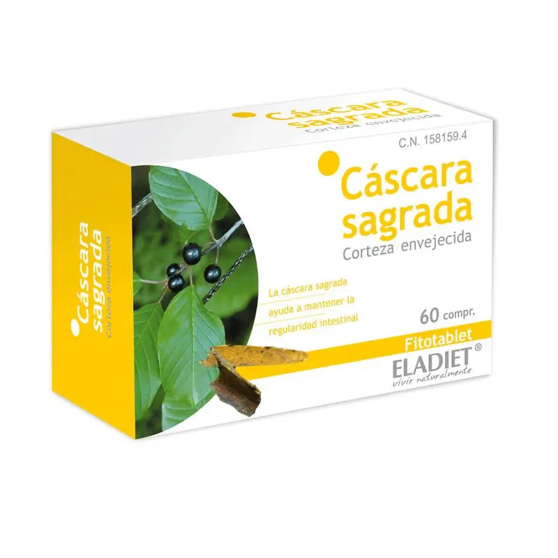 Eladiet Cascara Sagrada 300 Mg , 60 tablets