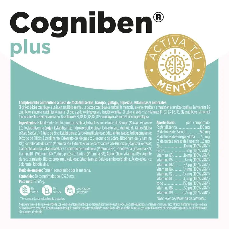 Eladiet Cogniben Plus, 30 Tabletten