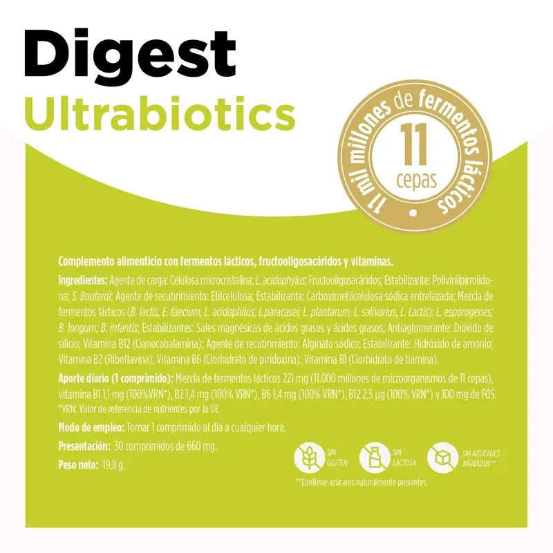 Eladiet Digest UltraBiotics, 30 Tabletten
