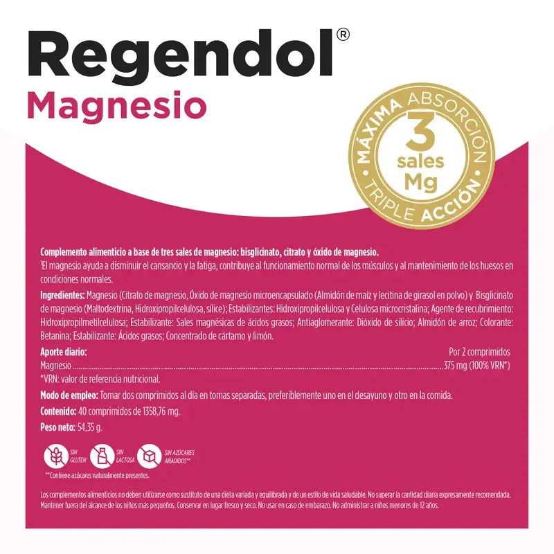 Eladiet Regen & Dol Magnesium, 40 Tabletten
