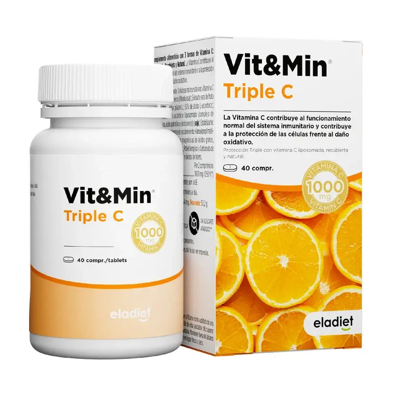 Eladiet Triple C Vit. C Liposomada 40 Tabletten