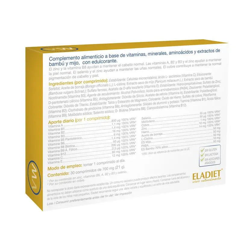 Eladiet Vitawoman Haare, Haut und Nägel 30 Tabletten