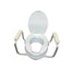 Toilettensitz mit Armlehnen und Deckel, 10 cm