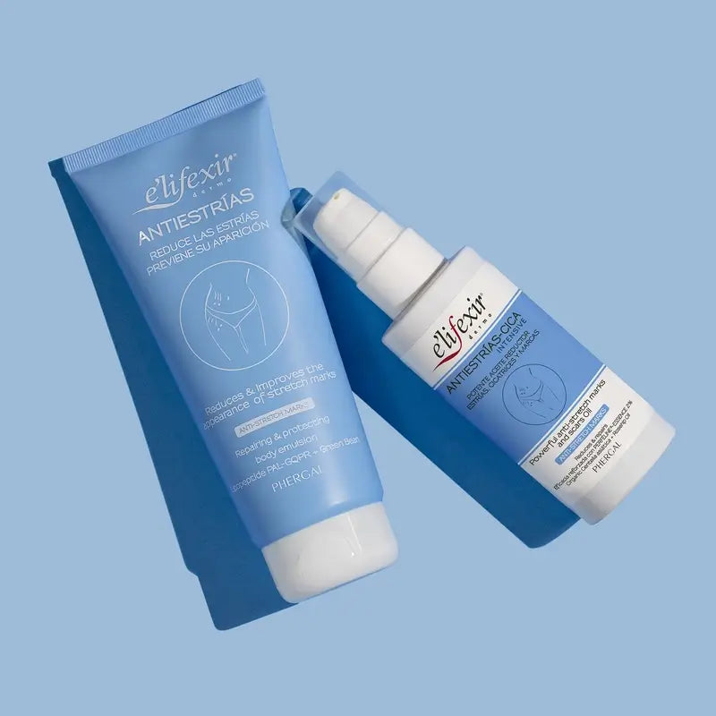 Elifexir Cica Intensiv Anti-Dehnungsstreifen Narbenreduzierer Anti-Dehnungsstreifen Öl, 100 ml