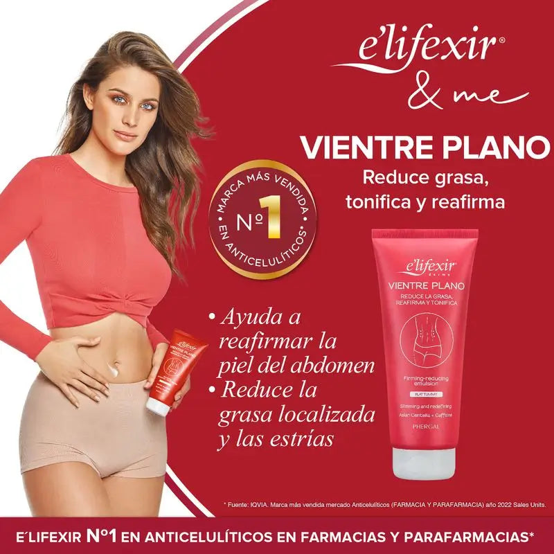 Elifexir Flat Belly Straffende Bauch Schlankheitscreme 200Ml