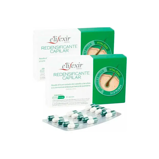 Elifexir Essentialall Hair Redensifying and Fortifying Hair Loss Reducer, Pack 2 x 60 Kapseln