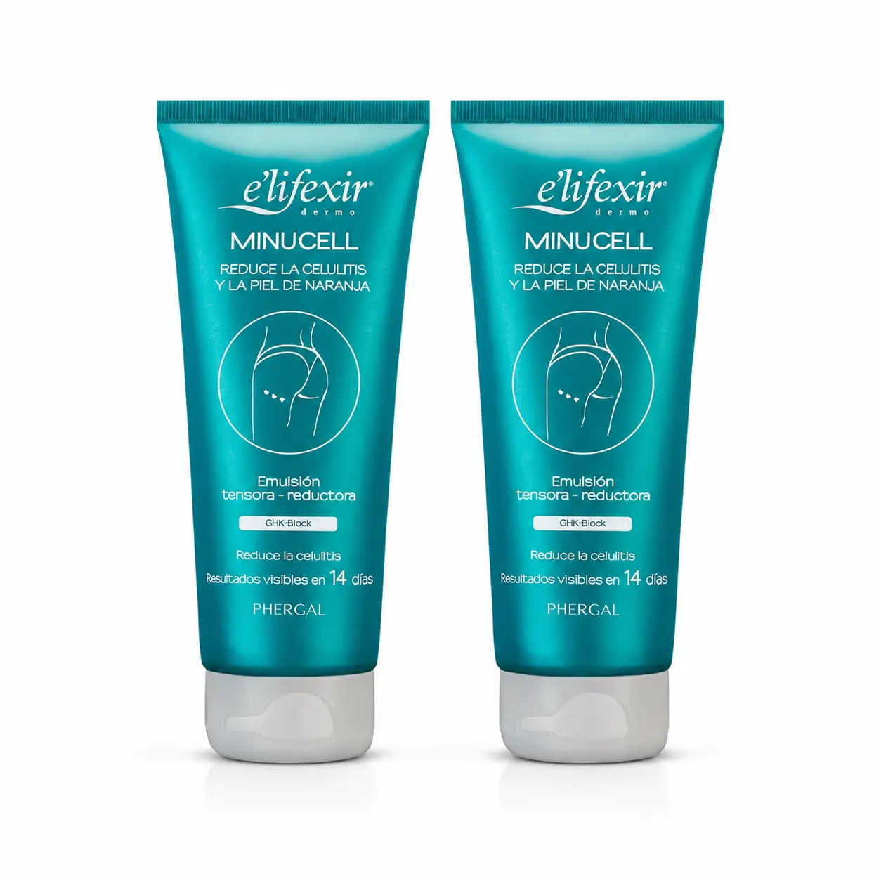 Elifexir Minucell Anti-Cellulite Straffende Creme 200ml, 2er Pack