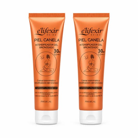Elifexir Zimt Hautcreme Spf30 Bräunungsbeschleuniger Gel Sonnenschutz 150Ml, 2er Pack