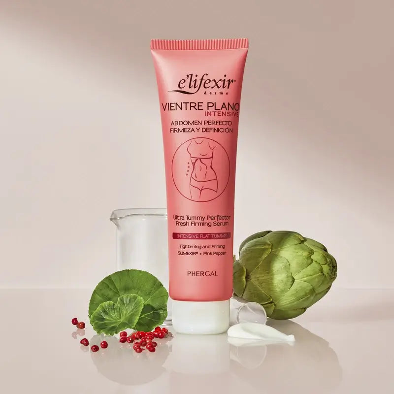 Elifexir Flat Belly Serum Intensive Reducer Abdomen Straffung Straffung Fettverbrennung 150Ml