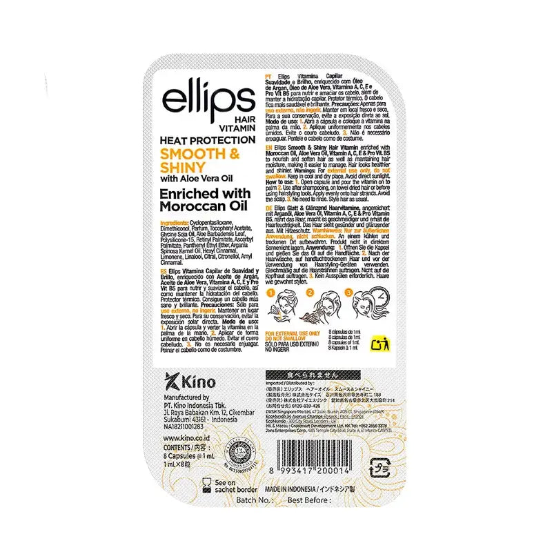 Ellips Haar Vitamin Arganöl Gelb Arganöl Weichheit & Glanz , 8 Kapseln