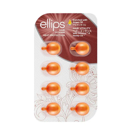 Ellips Haar Vitamin Arganöl Orange Vitalität , 8 Kapseln