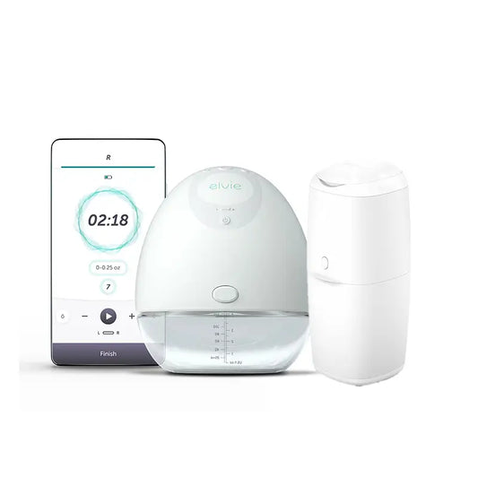 Elvie Pump Elektrische Milchpumpe + Gratis Windelbehälter