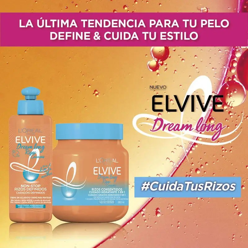 L'Oréal Paris Elvive Dream Long Curls Verwöhnte Locken 3 In 1 Feuchtigkeitspflege Maske