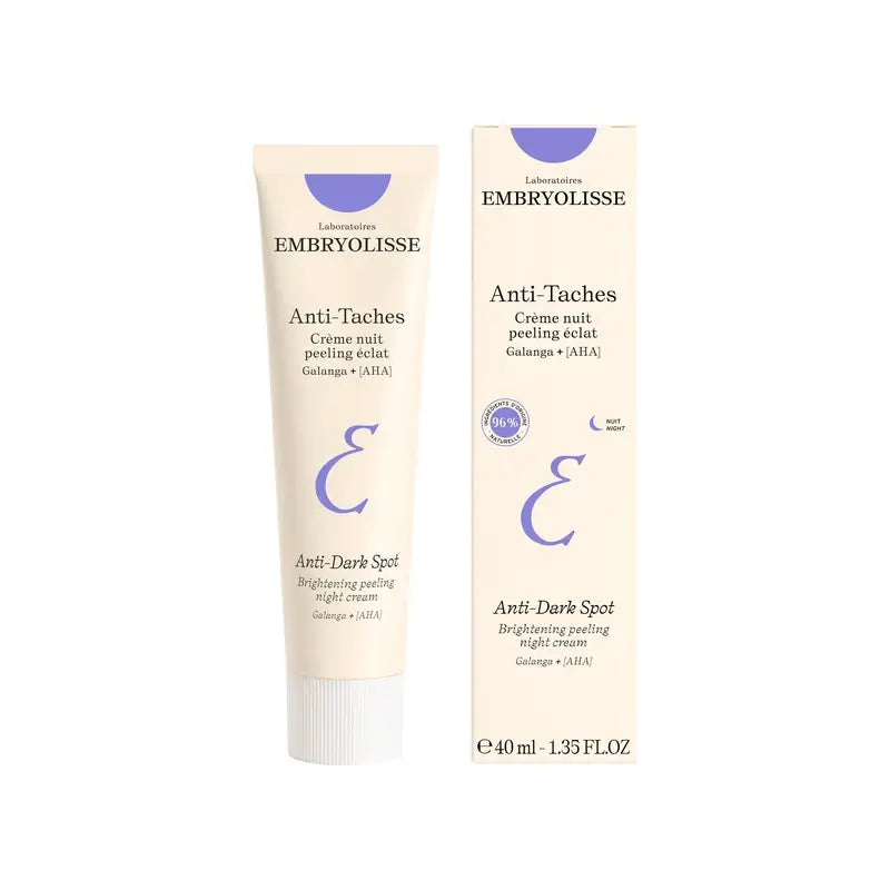 Embryolisse Anti-Taches Crème Nuit Peeling Éclat, 40 ml