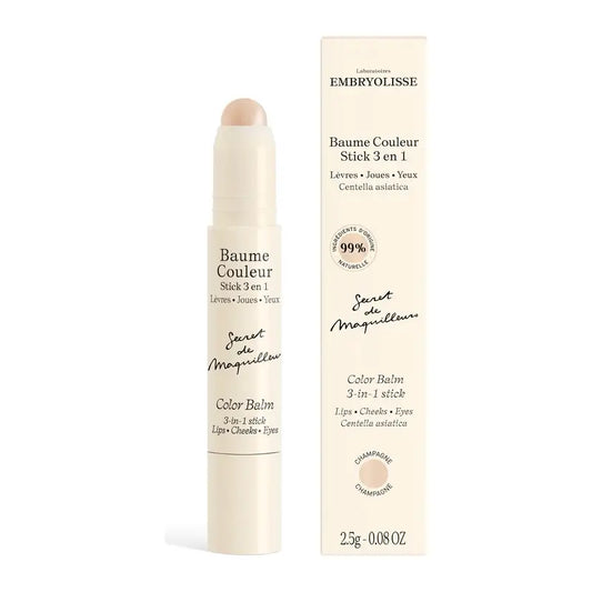 Embryolisse Baume Couleur Stick 3-in-1 Champagne, 2,5 g