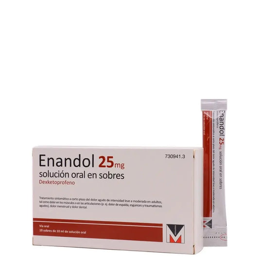 Enandol 25 mg 10 Sachets Lösung zum Einnehmen 10 ml