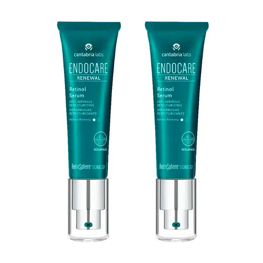 ENDOCARE Renewal Retinol Serum, Packung 2 x 30 ml 0,2%.