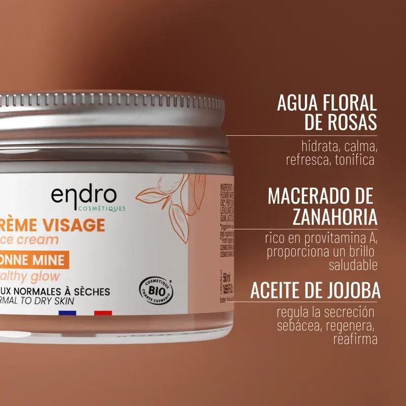 Endro Cosmetiques Leuchtende Gesichtscreme 50Ml.