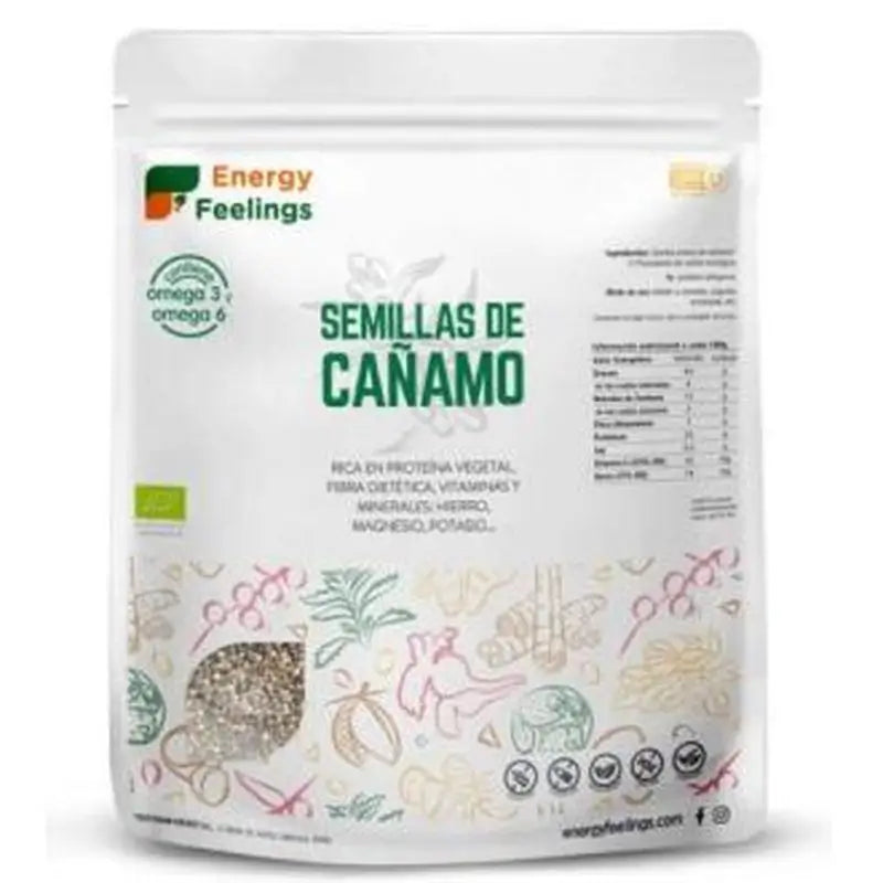 Energy Feelings Hemp Seed 500Gr. Eco Vegan Sg** Energy Feelings Hemp Seed 500Gr.