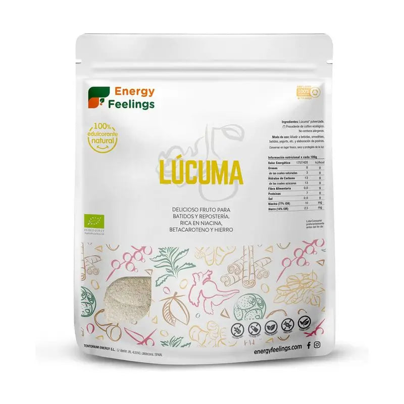 Energy Feelings Lucuma-Pulver 1Kg. Öko-Veganer Sg