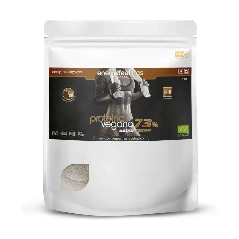 Energy Feelings Veganes Protein 70% Kakao 1Kg. Öko-Vegan