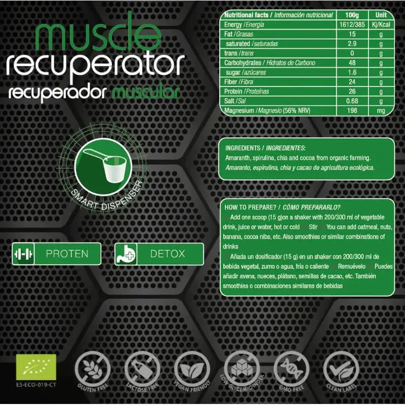 Energy Feelings Muskelrekuperator 750Gr. Öko-Vegan