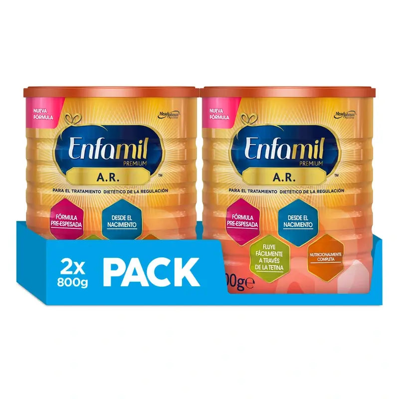 Enfamil A.R. Milchnahrung für die diätetische Behandlung von Regurgitation, 2 x 800 Gr.