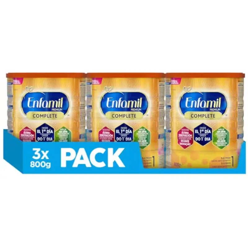 Enfamil Complete 1 Anfangsmilch, Packung 3 X 800 Gr