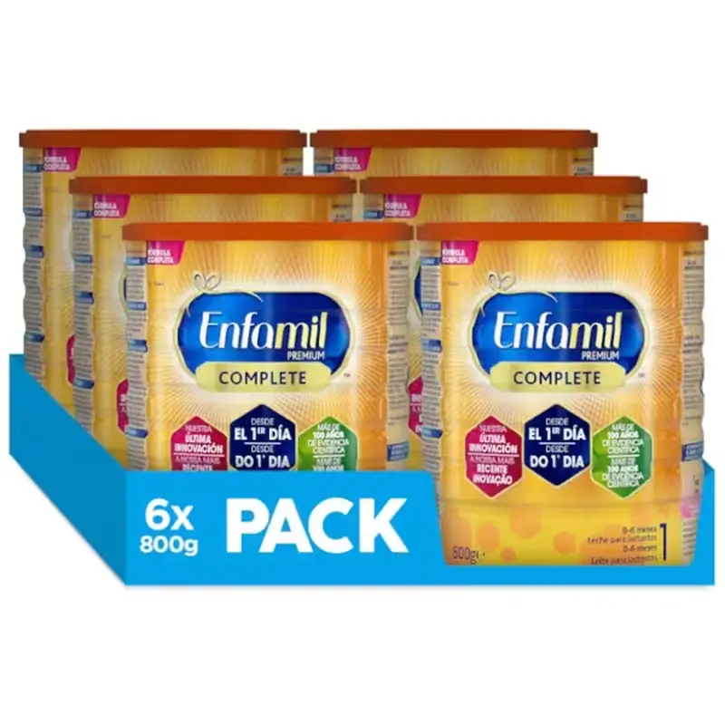 Enfamil Complete 1 Starter-Milch, Packung 6 X 800 Gr