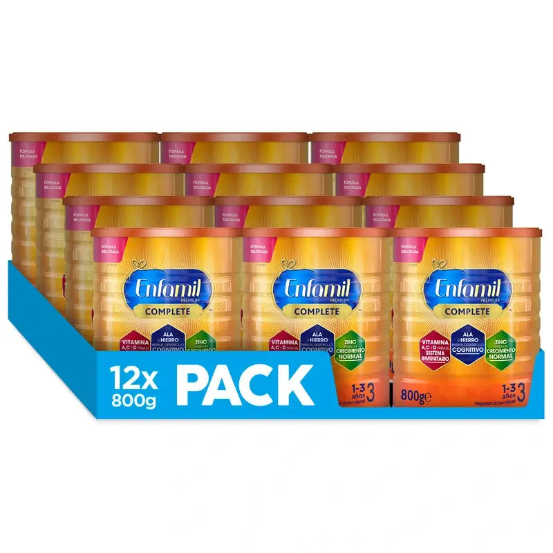 Enfamil Complete 3 Wachstumsmilch, 12 X 800g
