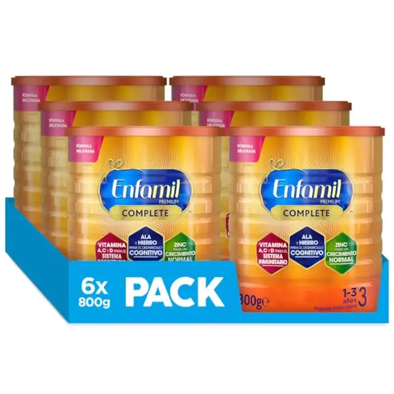 Enfamil Complete 3 Growing Up Milch, Packung 6 X 800 Gr