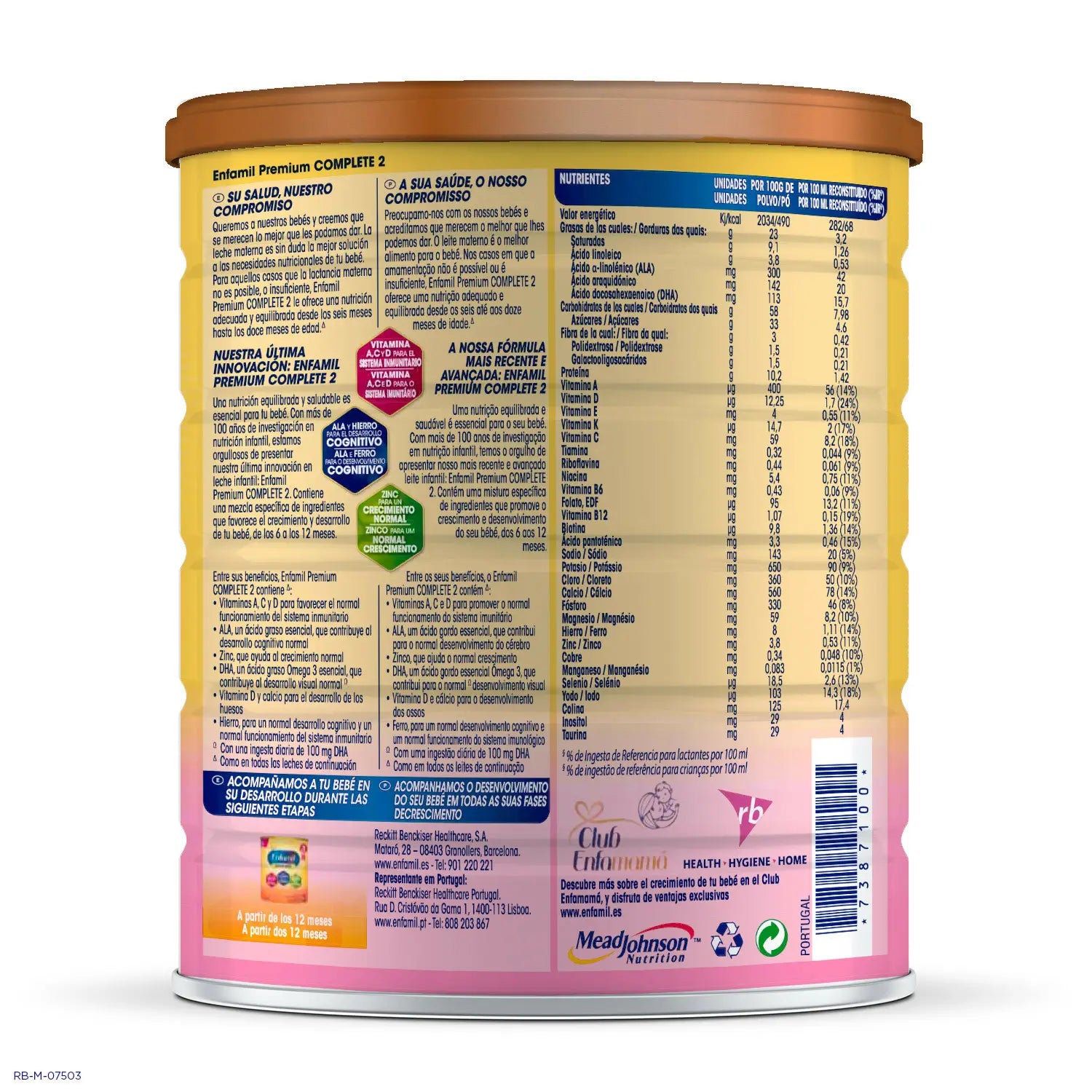 Enfamil Complete 2 Milchnahrung, 800g