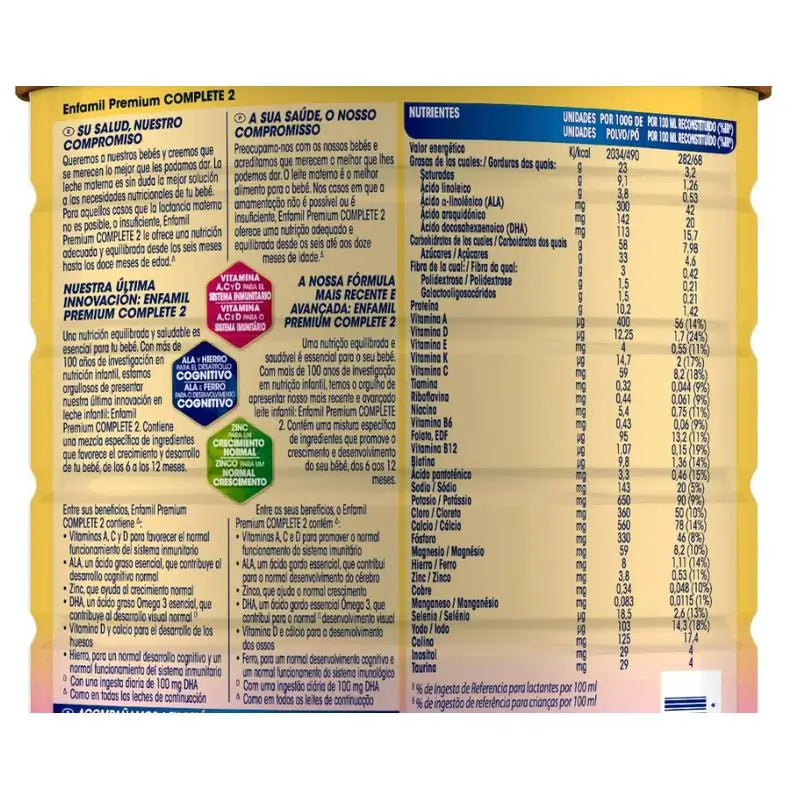 Enfamil Complete 2 Milchnahrung, 800g