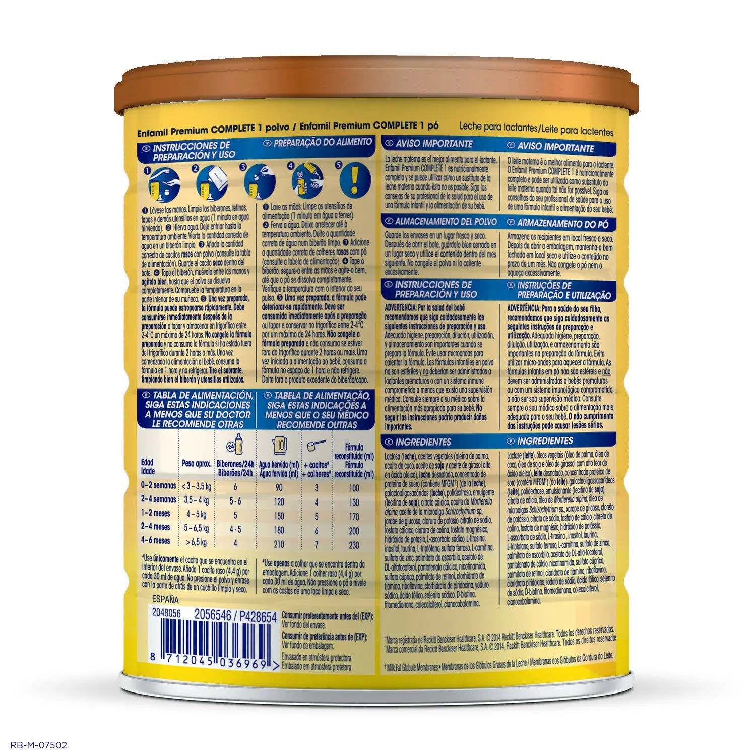 Enfamil Complete 1 Anfangsmilch, 800g