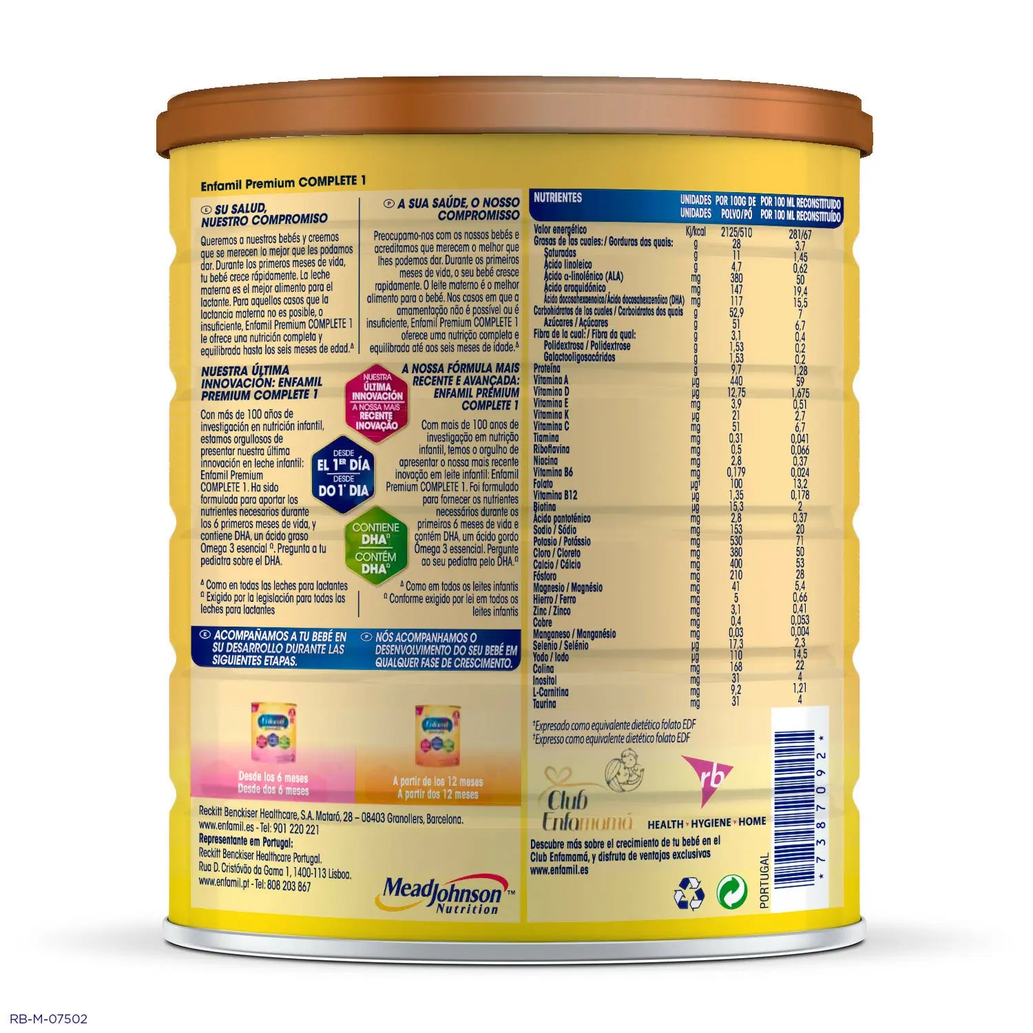 Enfamil Complete 1 Anfangsmilch, 800g