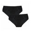 Enna Menstruationshöschen Teens Sporty - Mittlerer Durchfluss, 152 Cm, Schwarz, 2er Pack