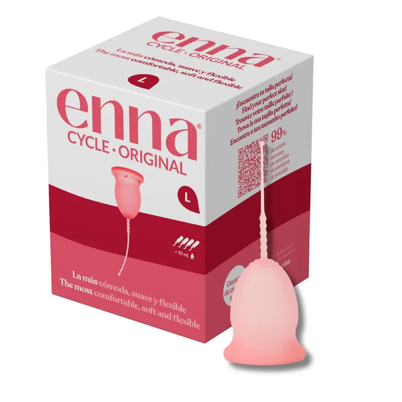 Enna Cycle Original Menstruationstasse Größe L, 1 Tasse
