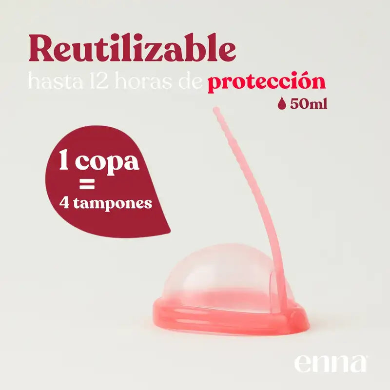 Enna Cycle Disc Menstruationstasse, 2er-Pack