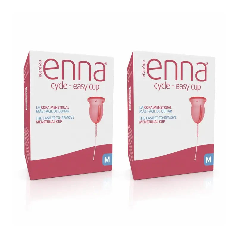 Enna Cycle Easy Menstruationstasse Größe M, 2er Pack