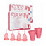 Enna Cycle Easy Menstruationstasse Größe S, 2 Tassen + sterilisierte Box, 2er-Pack.