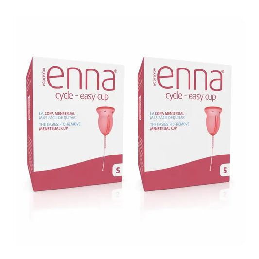 Enna Cycle Easy Menstruationstasse Größe S, 2er-Pack