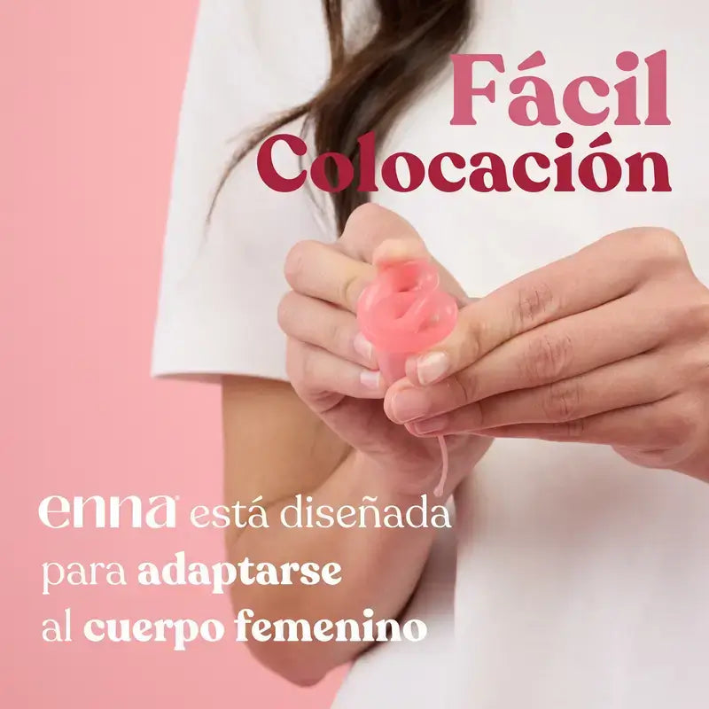 Enna Cycle Original Menstruationstasse ohne Applikator, Größe M, 2er Pack