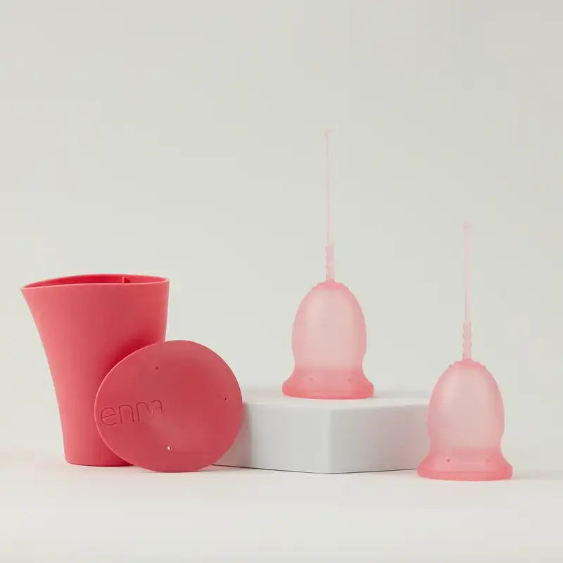Enna Cycle Original Menstruationstasse ohne Applikator, Größe M, 2er Pack