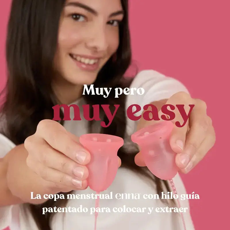Enna Cycle Starter Kit Menstruationstasse, 2er-Pack.