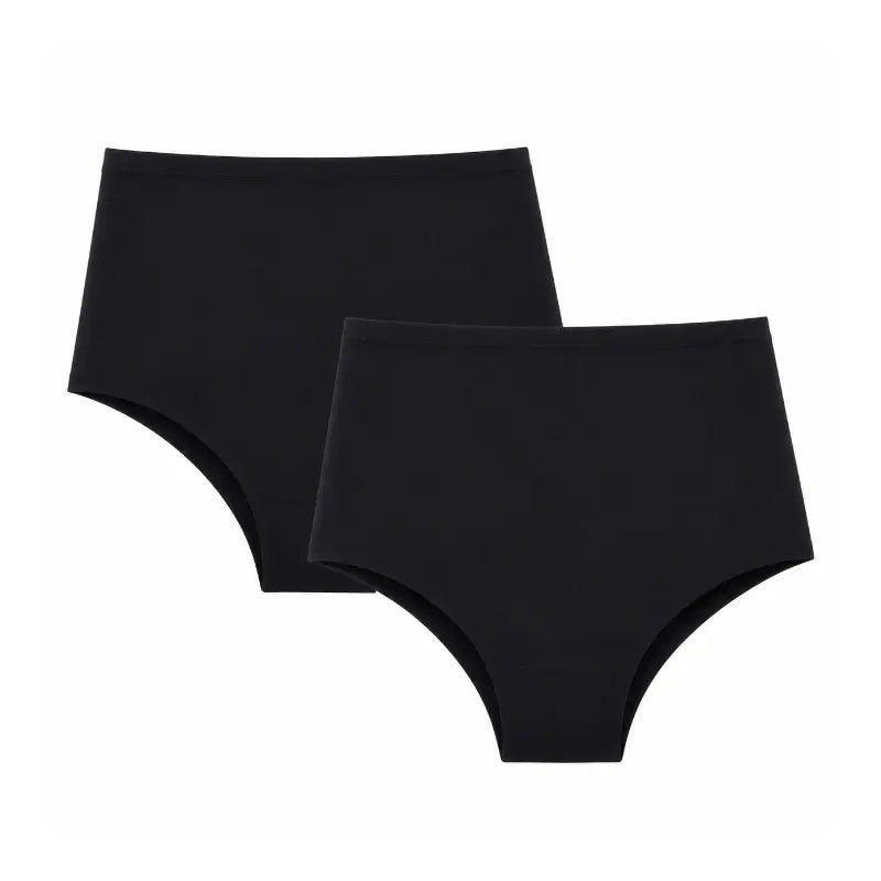 Enna Inkontinenz Damen High Waist 40 Ml Absorption, Größe 2XL, Schwarz Pack 2 PCs