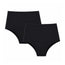 Enna Inkontinenz Damen High Waist 40 Ml Absorption, Größe 2XL, Schwarz Pack 2 PCs